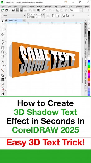🔥 Want to make your text pop like a pro? Check out this short tutorial where I show how to create a 3D shadow text effect step-by-step — no advanced skills needed! 🎨 Perfect for content creators, designers, and beginners! 💬 Let me know in the comments what design you want next. #3DTextEffect #DesignTutorial #TextDesign #GraphicDesign #FacebookReels #CreativeDesign #DesignInspiration #QuickTutorial #CanvaTips #PhotoshopTricks #ShadowText #viralchallenge #viralvideochallenge #viralvideoシ #viral