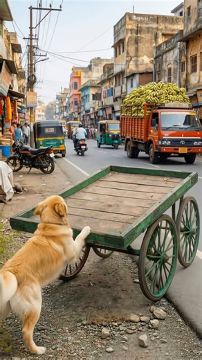 Golden Retriever Mother Saves Puppy with a Kind Man Help #animalrescue #animals