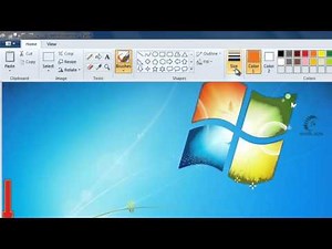 How to draw on a picture with Paint