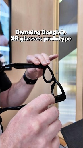 Google Android XR Smart Glasses Prototype | Hands On Demo! #smartglasses #androidxr #googleio