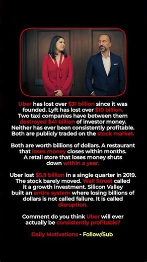 How much has Uber actually lost? The answer is insane #uber #finance #startup