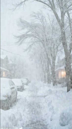 Blizzard White Noise ❄️ Fall Asleep Faster #shorts #snow #snowstorm #sleep