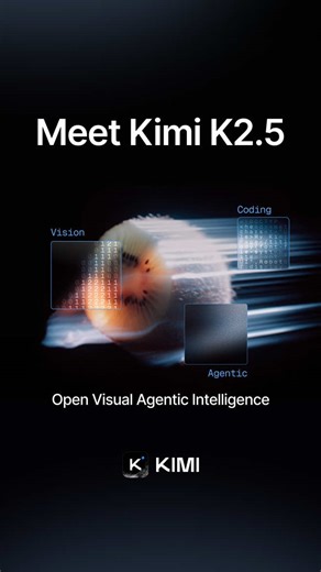Kimi K2.5 has arrived! 🥝 Here are 2 things to know: Aesthetic Coding x Agent Swarm. #kimi
