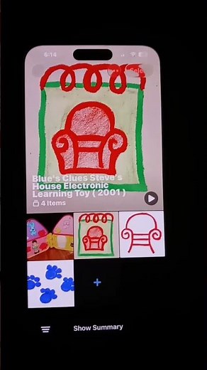 Blue's Clues 3 Clues Steve's House Electronic Learning Toy ( 2001 )