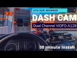 $200 or Less Dashcam Install on 5th Gen 4Runner Dashcam VIOFO in 30 mins part (1/2)