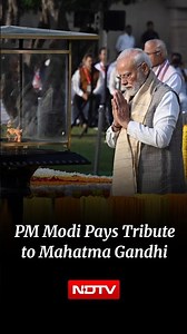 PM Modi Pays Tribute to Mahatma Gandhi at Rajghat on His 157th Birth Anniversary
