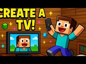 "How to Make a Working TV in Minecraft (No Mods) | Minecraft TV Tutorial 2025"