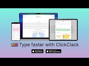 Introducing ClickClack Typing Trainer - Overview Trailer
