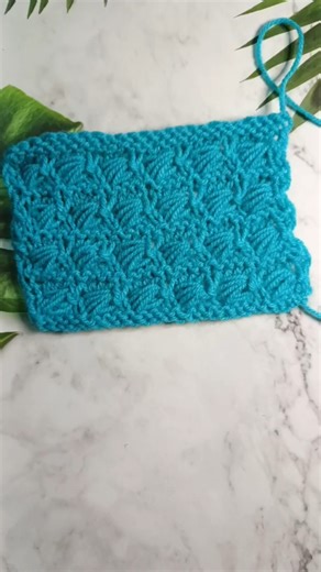 Gorgeous pattern with elongated loops #shorts #knitting #knittingpatterns