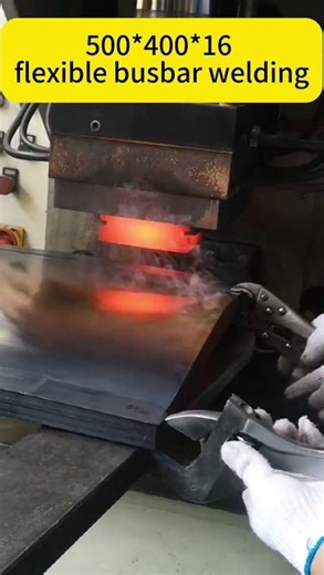 Large Flexible Busbar Welding | Precision Joining for 500x400x16 Components