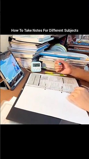 How To Make Perfect Notes For Any Subject 📝🧠 #study # #learning