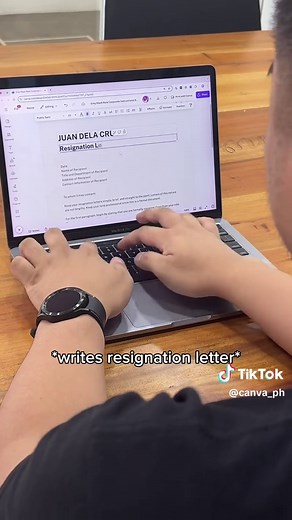 Create a Resignation Letter in Canva Easily