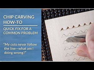 Chip Carving How-To: Calibrate Your Cuts