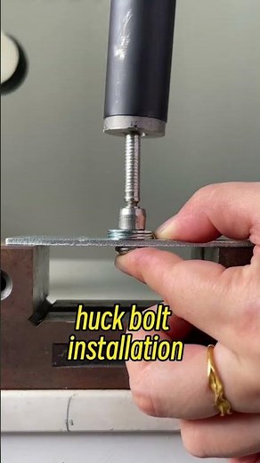 huck bolt installation #fyp #huckbolt #HUCK #Highstrengtrivets #factory #OEM #bolt