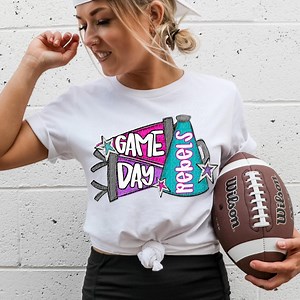 REBELS GAME DAY Png, Rebels Digital for Sublimation & Dtf, Rebel School Spirit Png, Rebels Cheer Png, Rebels Football Png, Pink Game Day Png - Etsy Canada