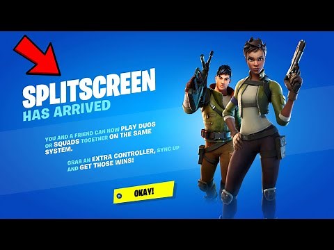 Fortnite Split Screen Has Arrived (New Update Working)
