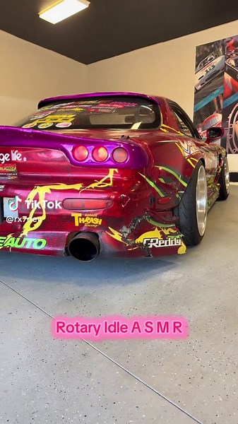 Relaxing Sounds from Rotary Idle Engine