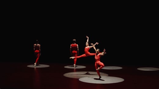 Fall Replay: Principal Dancers Mira Nadon and Taylor Stanley and Soloists Ashley Hod and Jules Mabie bringing the heat during Ulysses Dove's Red Angels. Red Angels returns on tour this summer—find out if it's onstage near you at nycballet.com/season-and-tickets/on-tour | New York City Ballet