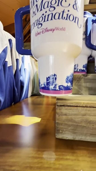 Walt Disney World retro artwork cup now available!