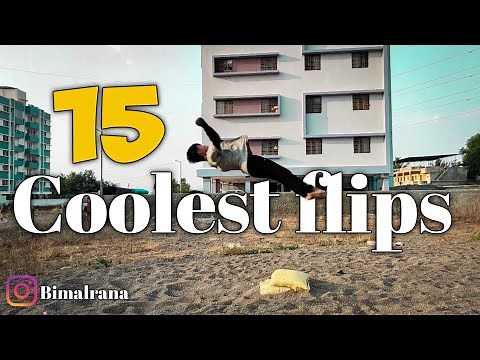 15 Coolest Flips on Sand | Amazing flips By bimal rana