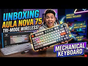 Stop Buying Cheap Keyboards! The Nova 75 is a Game Changer tri mode mechanical aula nova 75 unboxing