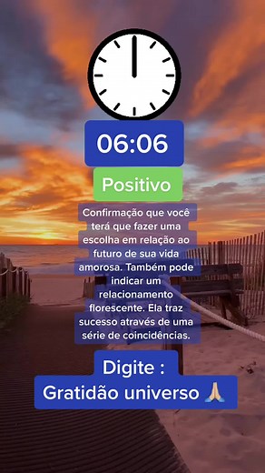 Significado Espiritual das Horas Iguais 06:06