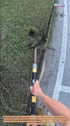 The Art of Curb Line Vegetation Management with Manual Edging Tools