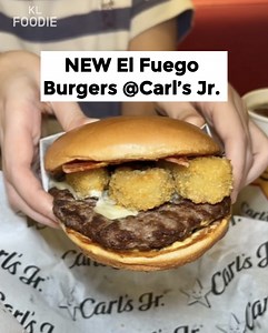 Must Try New El Fuego Burgers @ Carl's Jr. Malaysia 🍔 📍 1) 1 Utama 2) Mid Valley 3) Subang Parade 4) SS15, Subang Jaya 5) Melawati Mall 6) Mid Valley Southkey JB | KL Foodie