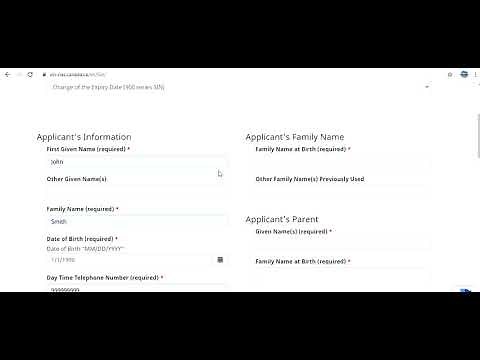 How To Extend Validity Of SIN(Social Insurance Number 900 Series) Online Step by Step