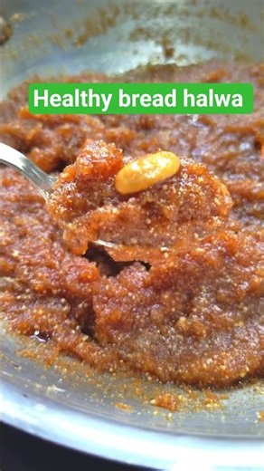 Healthy bread halwa recipe in tamil 😍👌#viralshort #trendingshorts #breadhalwa #indiandessert