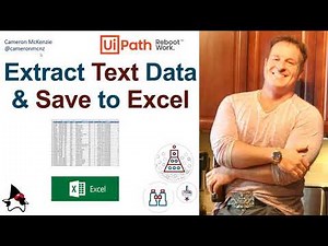 UiPath Extract PDF Text & Save to Excel Example