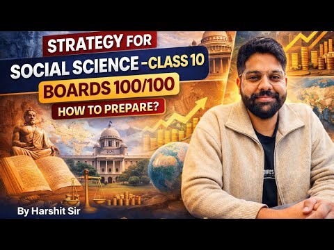 Class 10 Social Science Strategy l how to score 100 by @Harshitkamra07
