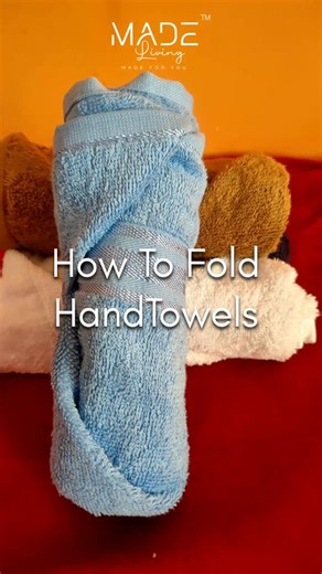 Learn how to fold hand towels like a pro! 🧺✨ Perfect for home, spa, or guest bathrooms. . . . . . [Hand Towels, Bathroom, Comfort, Soft] #TowelFolding #HomeHacks #cozyvibes #madeliving #madeforyou | MADE Living