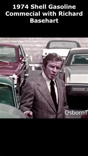 1974 Shell Gasoline Commercial with Richard Basehart #shell #supershell #richardbasehart #publicite