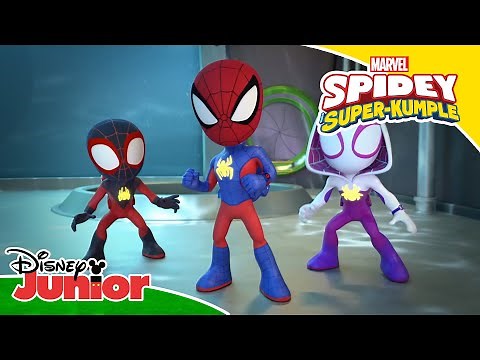 🕸 Spektakularne porażki złoli | Spidey i Super-Kumple | Disney Junior Polska