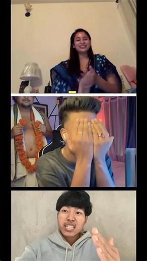 Shaadi on omegle 😍@rameshmaity0 #omegle #funny #shorts