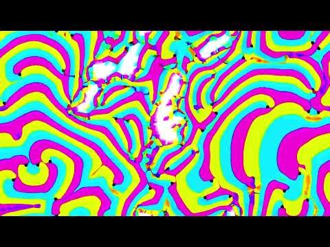 reaction diffusion experiment newVecDisplace 135 000 spiraling cmy worms