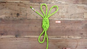 25K views · 584 reactions | Figure 8 bunnies ears with forward facing bight. Tied on a double bight. Fast and focus adjustable, giving a loop to clip at the pitch head for security or rescue. Nice! | Rope Geeks | Facebook