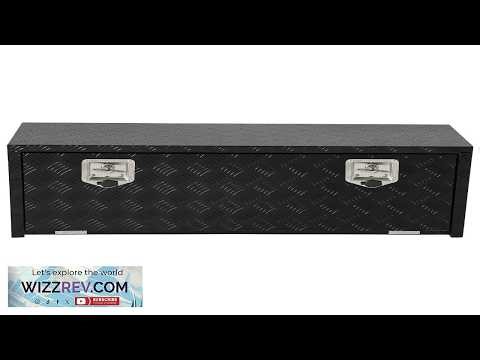 Garvee 36 Inch Heavy Duty Aluminum Tool Underbody Box Waterproof Truck Storage