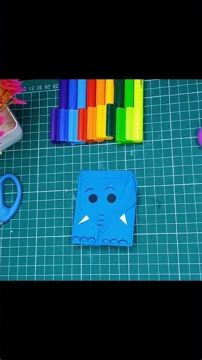 # Papper elephant #diy #art # craft