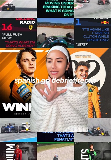 Spanish GP Recap: McLaren's Dominance and Max's Crash