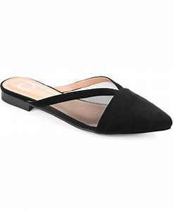 Journee Collection Women's Reeo Mesh Pointed Toe Slip On Mules - Macy's