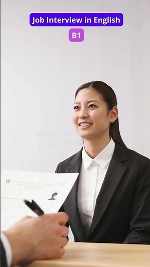 👨‍💼 Job Interview in English (B1 Level) – Practice Your English Skills!