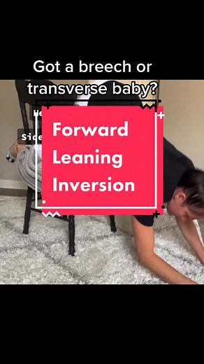 Optimizing Baby Position: Forward Leaning Inversion for Pregnant Moms
