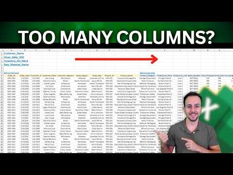 Stop Scrolling in Excel! Create a Clickable Navigation Menu for Wide Tables