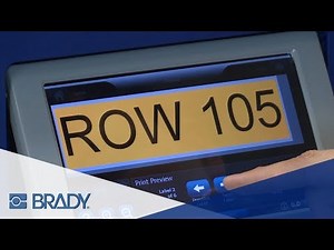 How to Create Serialized Data on your Brady BBP35 / BBP37 Printer