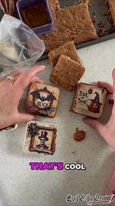 🎃 What's a Scare Square? Halloween treats are so easy to make they're scary! We used the perfect pan cookie recipe (recipe on site) but, with our new deep square cutter that PERFECTLY fits our Silicone S'mores Mold, you can make your favorite brownie, blondie, rice crispy treats or whatever your specialty is to blow some minds this fall! Linktree in Bio for Full Free Tutorial & to shop the Kit! #halloweentreats #evilcakegenius #baking #cookies #chocolate #dessert #foodart | Evil Cake Genius