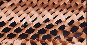 Decorative craft paper with cuts for packaging and decoration, decorative paper close-up is used to decorate flowers and other gifts