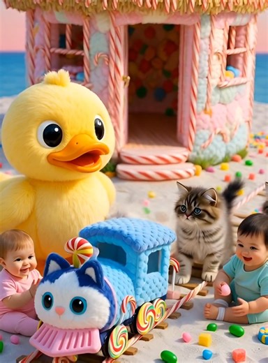 New duck cartoon driving train #kids #kidssong #kidscartoon #cartoonvideo #foryou