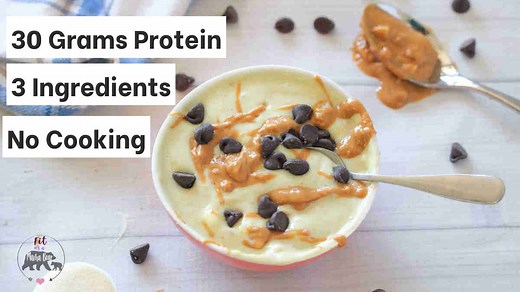 3-Ingredient Protein Pudding – 30g of Protein in Minutes!